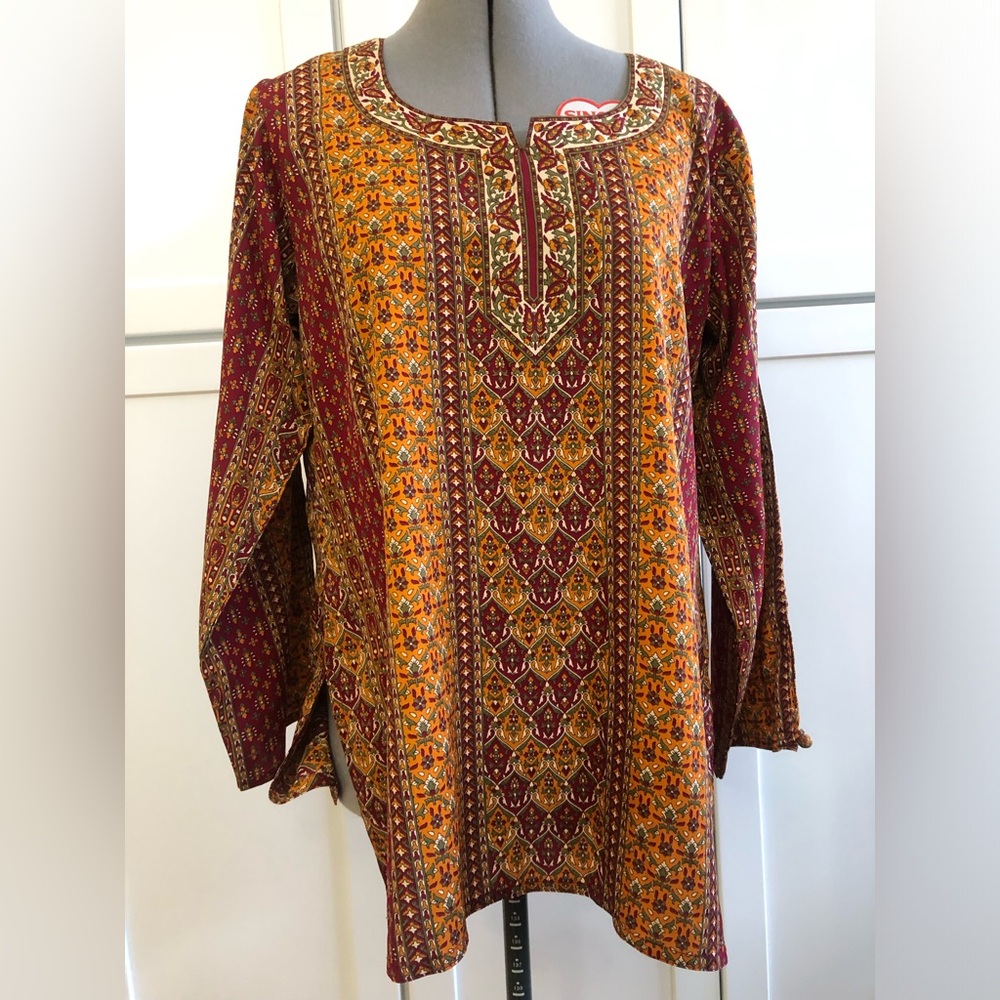 Indian Tunic Sleeve Top Imported